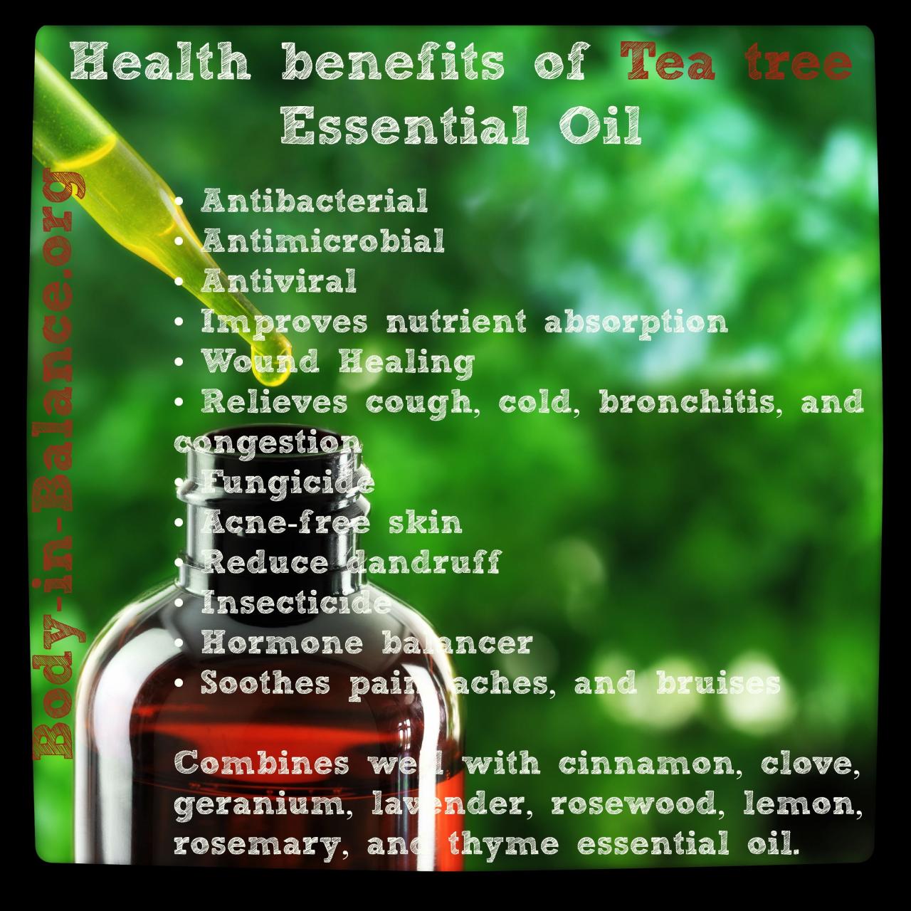 Tea oil tree benefits essential oils health facts amazing organic uses properties healing choose board organicfacts its